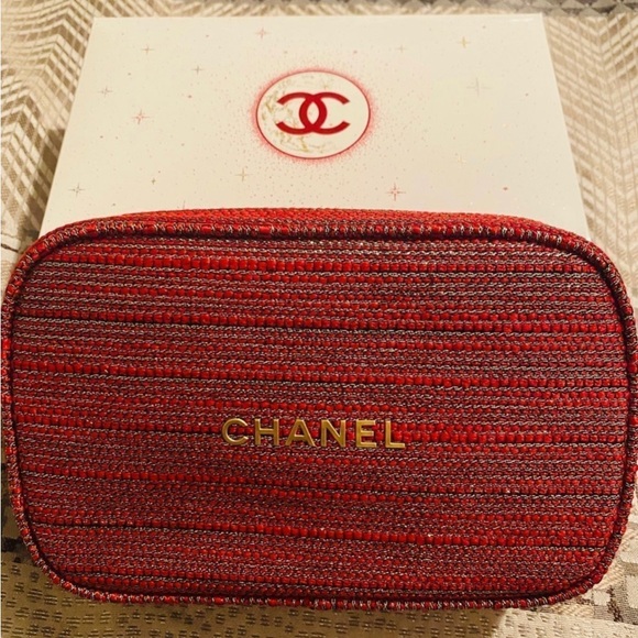 CHANEL Handbags - CHANEL Cosmetic Beauty Bag